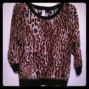 Cheetah print shirt